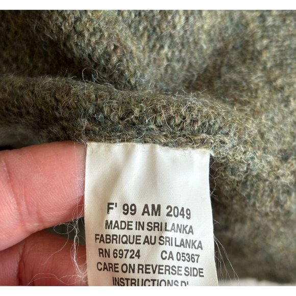 Columbia Men’s Wool Mockneck 1/4 Zip Elastic Cuffed Pullover Sweater Gray Sz XL - Picture 10 of 11